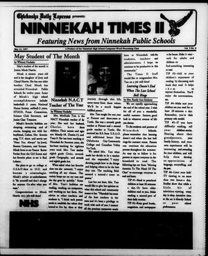 Ninnekah Times II (Ninnekah, Okla.), Vol. 5, No. 8, Ed. 1 Wednesday, May 14, 1997