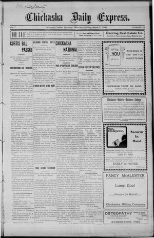 Chickasha Daily Express. (Chickasha, Indian Terr.), Vol. 7, No. 53, Ed. 1 Saturday, March 3, 1906