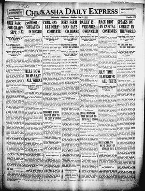Chickasha Daily Express (Chickasha, Okla.), Vol. 20, No. 172, Ed. 1 Monday, July 21, 1919