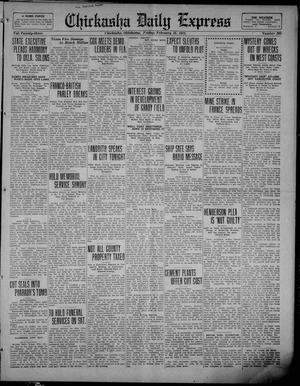 Chickasha Daily Express (Chickasha, Okla.), Vol. 23, No. 260, Ed. 1 Friday, February 16, 1923