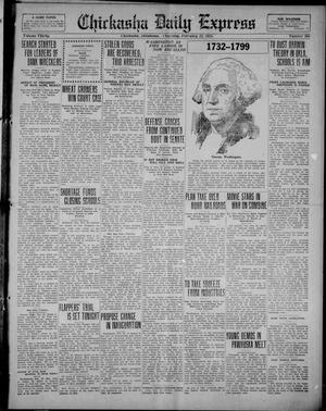 Chickasha Daily Express (Chickasha, Okla.), Vol. 30, No. 265, Ed. 1 Thursday, February 22, 1923