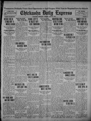 Chickasha Daily Express (Chickasha, Okla.), Vol. 24, No. 4, Ed. 1 Monday, April 23, 1923