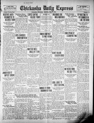 Chickasha Daily Express (Chickasha, Okla.), Vol. 24, No. 21, Ed. 1 Saturday, May 12, 1923