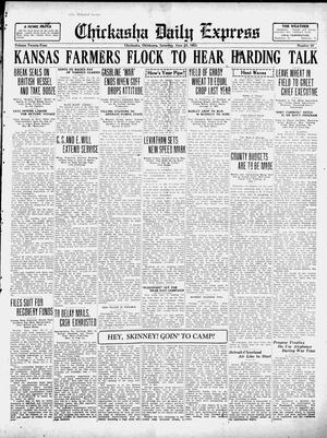 Chickasha Daily Express (Chickasha, Okla.), Vol. 24, No. 57, Ed. 1 Saturday, June 23, 1923