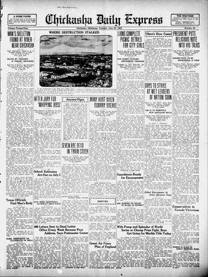 Chickasha Daily Express (Chickasha, Okla.), Vol. 24, No. 59, Ed. 1 Tuesday, June 26, 1923