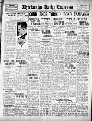 Chickasha Daily Express (Chickasha, Okla.), Vol. 24, No. 89, Ed. 1 Tuesday, July 31, 1923