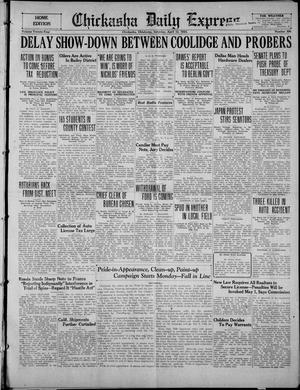 Chickasha Daily Express (Chickasha, Okla.), Vol. 24, No. 306, Ed. 1 Saturday, April 12, 1924