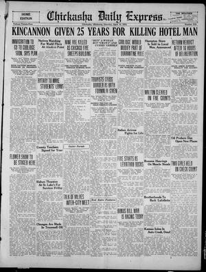 Chickasha Daily Express (Chickasha, Okla.), Vol. 24, No. 312, Ed. 1 Saturday, April 19, 1924
