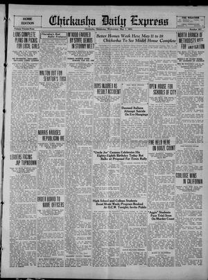 Chickasha Daily Express (Chickasha, Okla.), Vol. 24, No. 327, Ed. 1 Wednesday, May 7, 1924