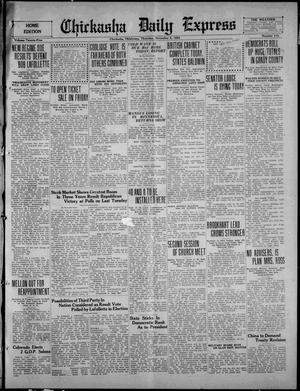 Chickasha Daily Express (Chickasha, Okla.), Vol. 25, No. 173, Ed. 1 Thursday, November 6, 1924