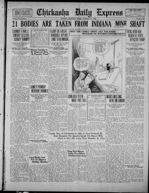 Chickasha Daily Express (Chickasha, Okla.), Vol. 25, No. 263, Ed. 1 Saturday, February 21, 1925