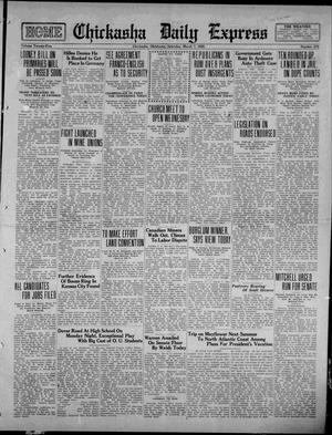Chickasha Daily Express (Chickasha, Okla.), Vol. 25, No. 275, Ed. 1 Saturday, March 7, 1925