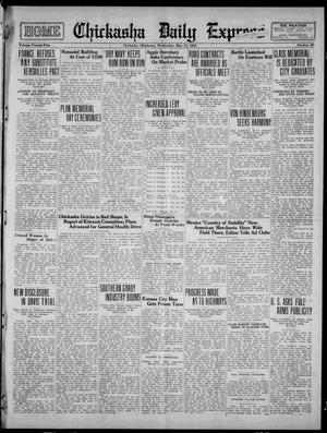 Chickasha Daily Express (Chickasha, Okla.), Vol. 25, No. 25, Ed. 1 Wednesday, May 13, 1925