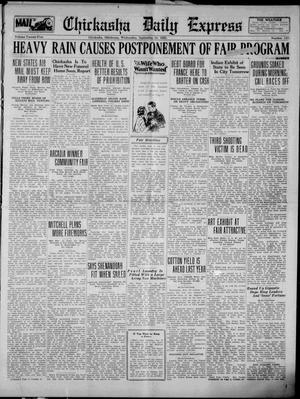 Chickasha Daily Express (Chickasha, Okla.), Vol. 25, No. 137, Ed. 1 Wednesday, September 23, 1925