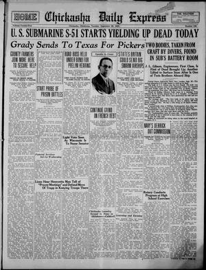 Chickasha Daily Express (Chickasha, Okla.), Vol. 25, No. 142, Ed. 1 Tuesday, September 29, 1925