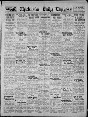 Chickasha Daily Express (Chickasha, Okla.), Vol. 25, No. 152, Ed. 1 Saturday, October 10, 1925