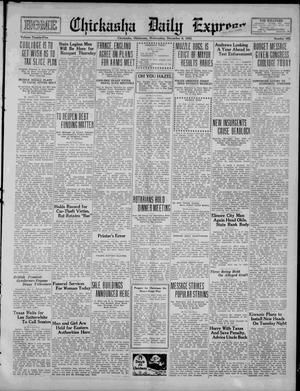 Chickasha Daily Express (Chickasha, Okla.), Vol. 25, No. 202, Ed. 1 Wednesday, December 9, 1925