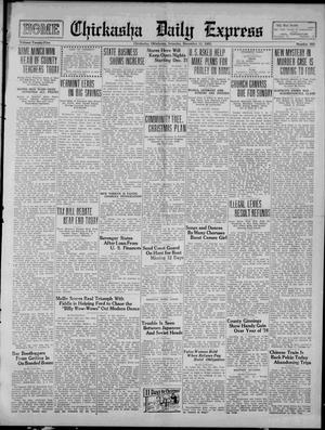 Chickasha Daily Express (Chickasha, Okla.), Vol. 25, No. 205, Ed. 1 Saturday, December 12, 1925