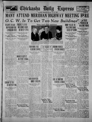 Chickasha Daily Express (Chickasha, Okla.), Vol. 27, No. 81, Ed. 1 Tuesday, July 12, 1927