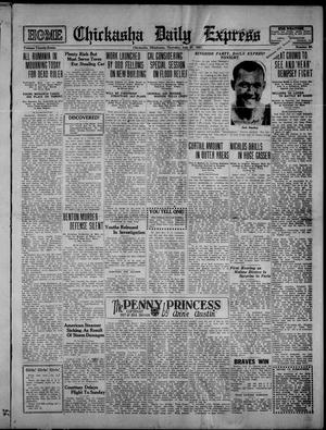 Chickasha Daily Express (Chickasha, Okla.), Vol. 27, No. 89, Ed. 1 Thursday, July 21, 1927