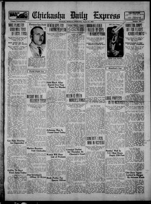 Chickasha Daily Express (Chickasha, Okla.), Vol. 27, No. 124, Ed. 1 Wednesday, August 31, 1927