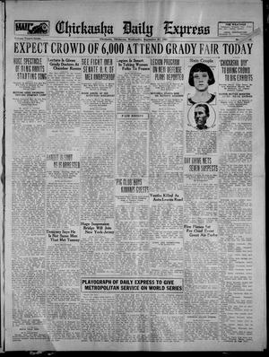 Chickasha Daily Express (Chickasha, Okla.), Vol. 27, No. 142, Ed. 1 Wednesday, September 21, 1927