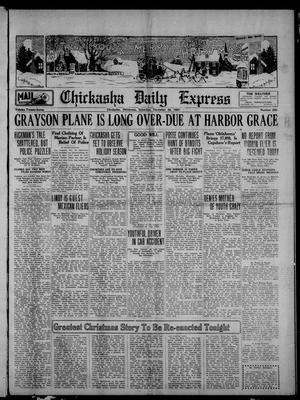 Chickasha Daily Express (Chickasha, Okla.), Vol. 27, No. 222, Ed. 1 Saturday, December 24, 1927