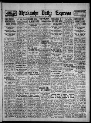 Chickasha Daily Express (Chickasha, Okla.), Vol. 28, No. 134, Ed. 1 Wednesday, August 29, 1928
