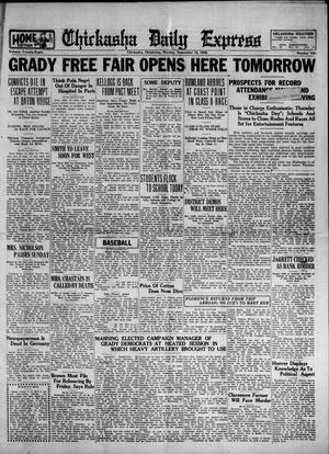 Chickasha Daily Express (Chickasha, Okla.), Vol. 28, No. 143, Ed. 1 Monday, September 10, 1928