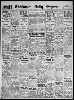 Chickasha Daily Express (Chickasha, Okla.), Vol. 28, No. 182, Ed. 1 Wednesday, October 24, 1928