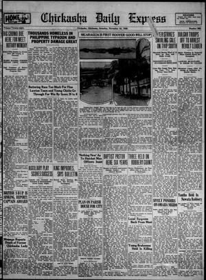 Chickasha Daily Express (Chickasha, Okla.), Vol. 28, No. 209, Ed. 1 Saturday, November 24, 1928