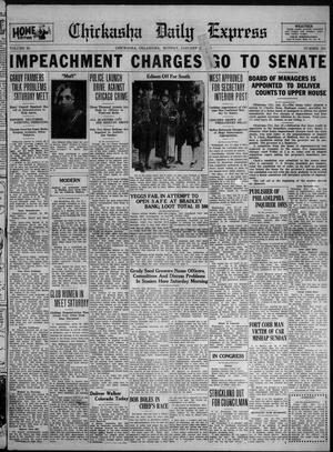 Chickasha Daily Express (Chickasha, Okla.), Vol. 29, No. 258, Ed. 1 Monday, January 21, 1929
