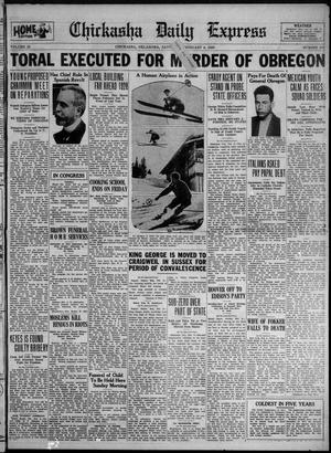 Chickasha Daily Express (Chickasha, Okla.), Vol. 29, No. 275, Ed. 1 Saturday, February 9, 1929