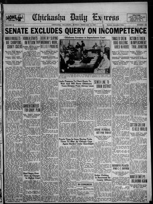 Chickasha Daily Express (Chickasha, Okla.), Vol. 29, No. 282, Ed. 1 Monday, February 18, 1929