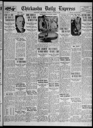 Chickasha Daily Express (Chickasha, Okla.), Vol. 30, No. 142, Ed. 1 Tuesday, August 13, 1929