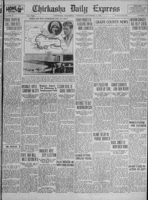 Chickasha Daily Express (Chickasha, Okla.), Vol. 30, No. 179, Ed. 1 Thursday, September 19, 1929