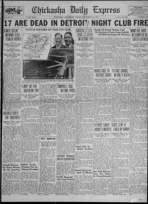 Chickasha Daily Express (Chickasha, Okla.), Vol. 30, No. 180, Ed. 1 Friday, September 20, 1929