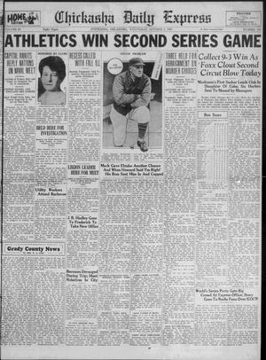Chickasha Daily Express (Chickasha, Okla.), Vol. 30, No. 199, Ed. 1 Wednesday, October 9, 1929