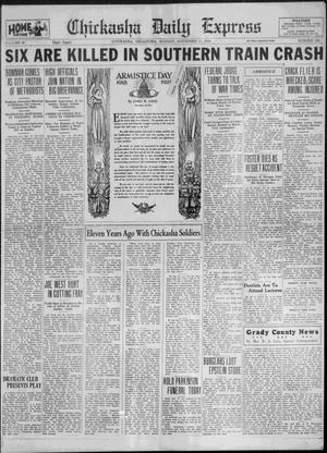 Chickasha Daily Express (Chickasha, Okla.), Vol. 30, No. 232, Ed. 1 Monday, November 11, 1929