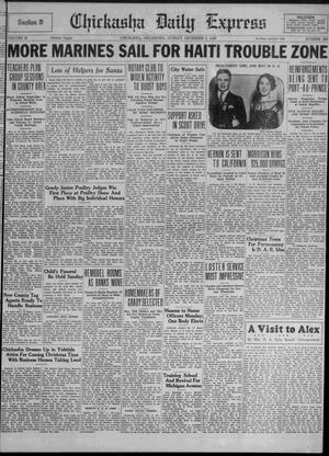 Chickasha Daily Express (Chickasha, Okla.), Vol. 30, No. 259, Ed. 1 Sunday, December 8, 1929