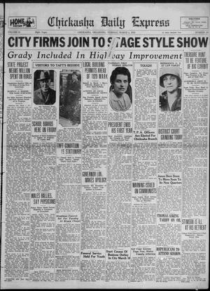Chickasha Daily Express (Chickasha, Okla.), Vol. 31, No. 28, Ed. 1 Tuesday, March 4, 1930
