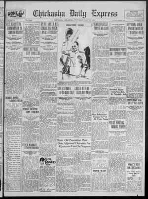 Chickasha Daily Express (Chickasha, Okla.), Vol. 31, No. 124, Ed. 1 Thursday, June 19, 1930