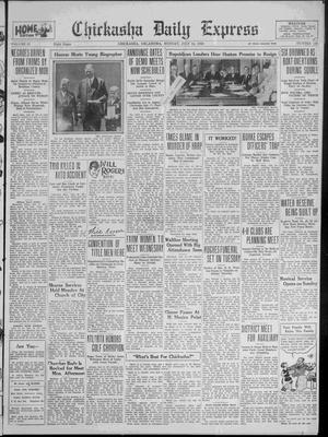 Chickasha Daily Express (Chickasha, Okla.), Vol. 31, No. 144, Ed. 1 Monday, July 14, 1930