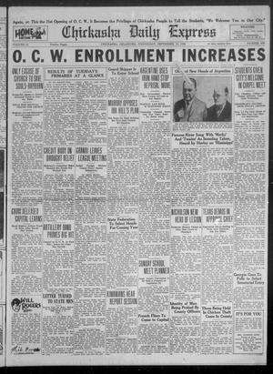 Chickasha Daily Express (Chickasha, Okla.), Vol. 31, No. 199, Ed. 1 Wednesday, September 10, 1930