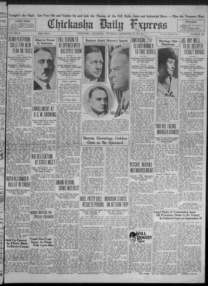 Chickasha Daily Express (Chickasha, Okla.), Vol. 31, No. 206, Ed. 1 Thursday, September 18, 1930