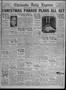 Newspaper: Chickasha Daily Express (Chickasha, Okla.), Vol. 31, No. 284, Ed. 1 T…