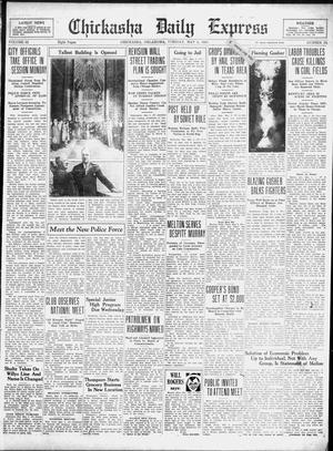 Primary view of object titled 'Chickasha Daily Express (Chickasha, Okla.), Vol. 32, No. 93, Ed. 1 Tuesday, May 5, 1931'.