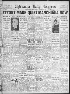 Chickasha Daily Express (Chickasha, Okla.), Vol. 32, No. 212, Ed. 1 Tuesday, September 22, 1931