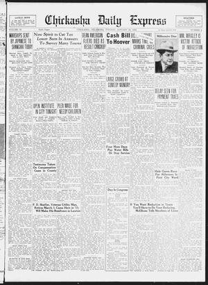 Chickasha Daily Express (Chickasha, Okla.), Vol. 33, No. 8, Ed. 1 Tuesday, January 26, 1932