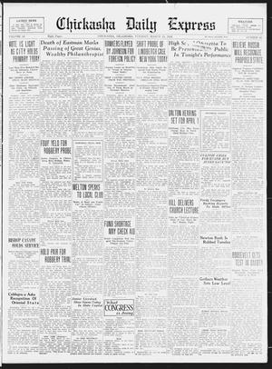 Chickasha Daily Express (Chickasha, Okla.), Vol. 33, No. 50, Ed. 1 Tuesday, March 15, 1932